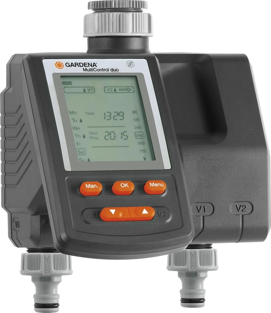 GARDENA Besproeiingsomputer MultiControl Duo - 3 Besproeiingen Per Dag - 1min Tot 3u 59min. - Afbeelding 14
