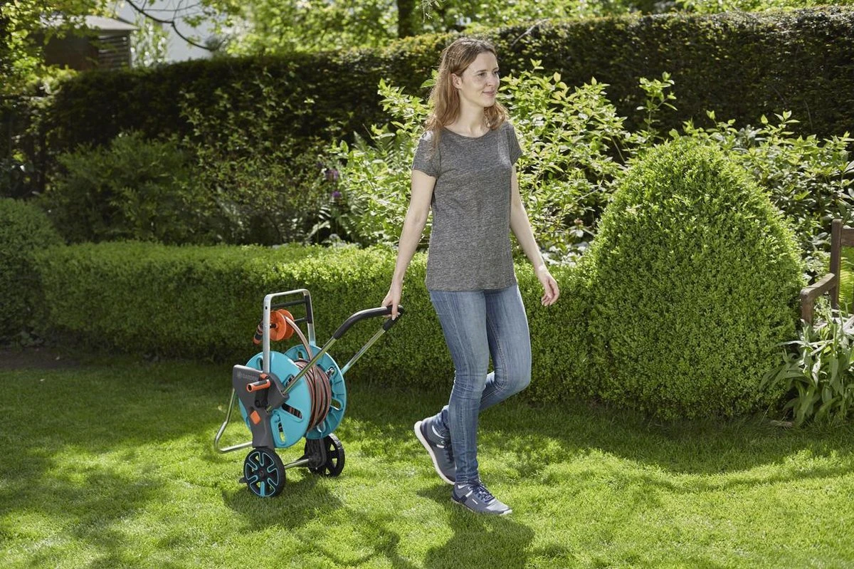 GARDENA AquaRoll M Easy Set - Slangwagen - Maximaal 60 M Opbergcapaciteit - Afbeelding 2