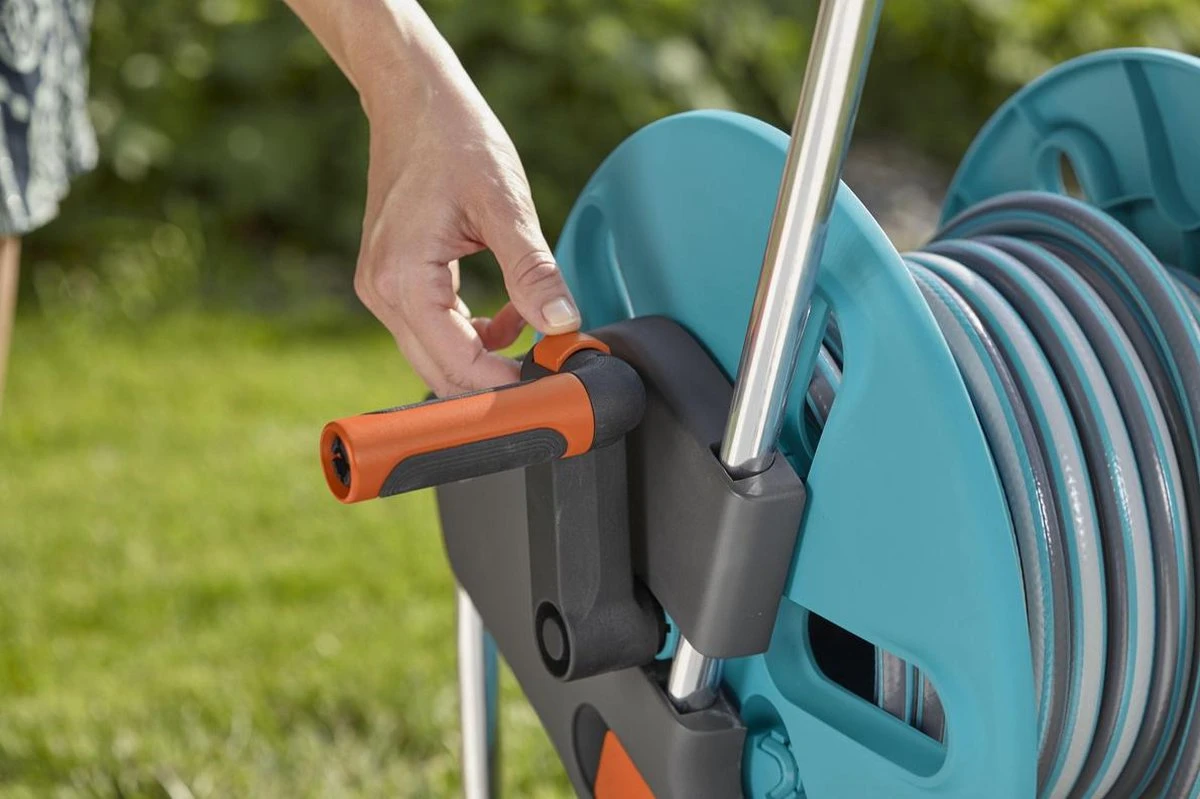 GARDENA AquaRoll M Easy Set - Slangwagen - Maximaal 60 M Opbergcapaciteit - Afbeelding 7