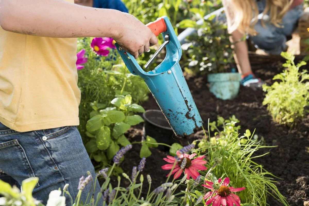 GARDENA Bollenplanter - Diepteaanduiding - Automatische Aardeloslating - Afbeelding 4